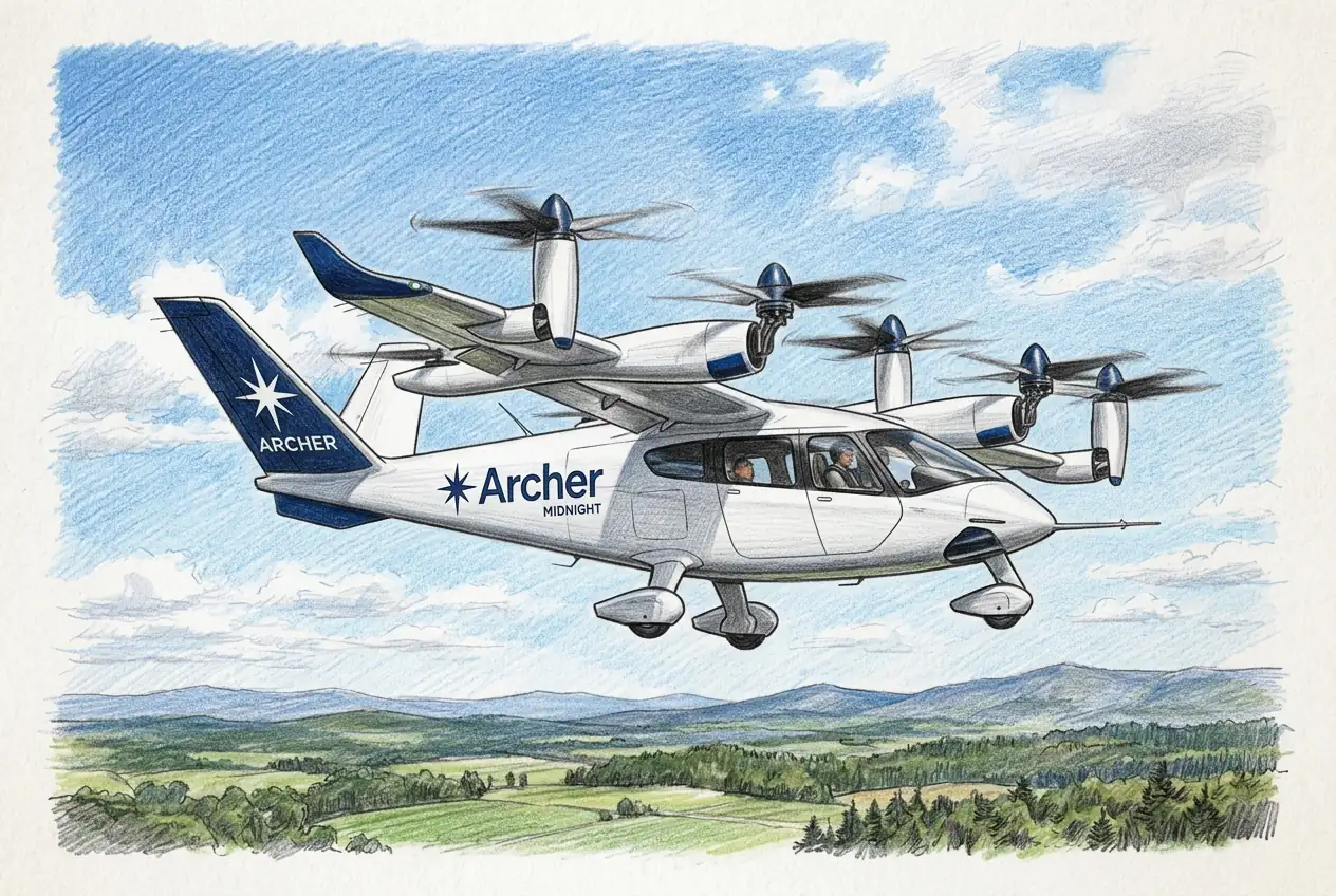 Archer Aviation falls, following short-seller claims of testing halt and 2028 delay