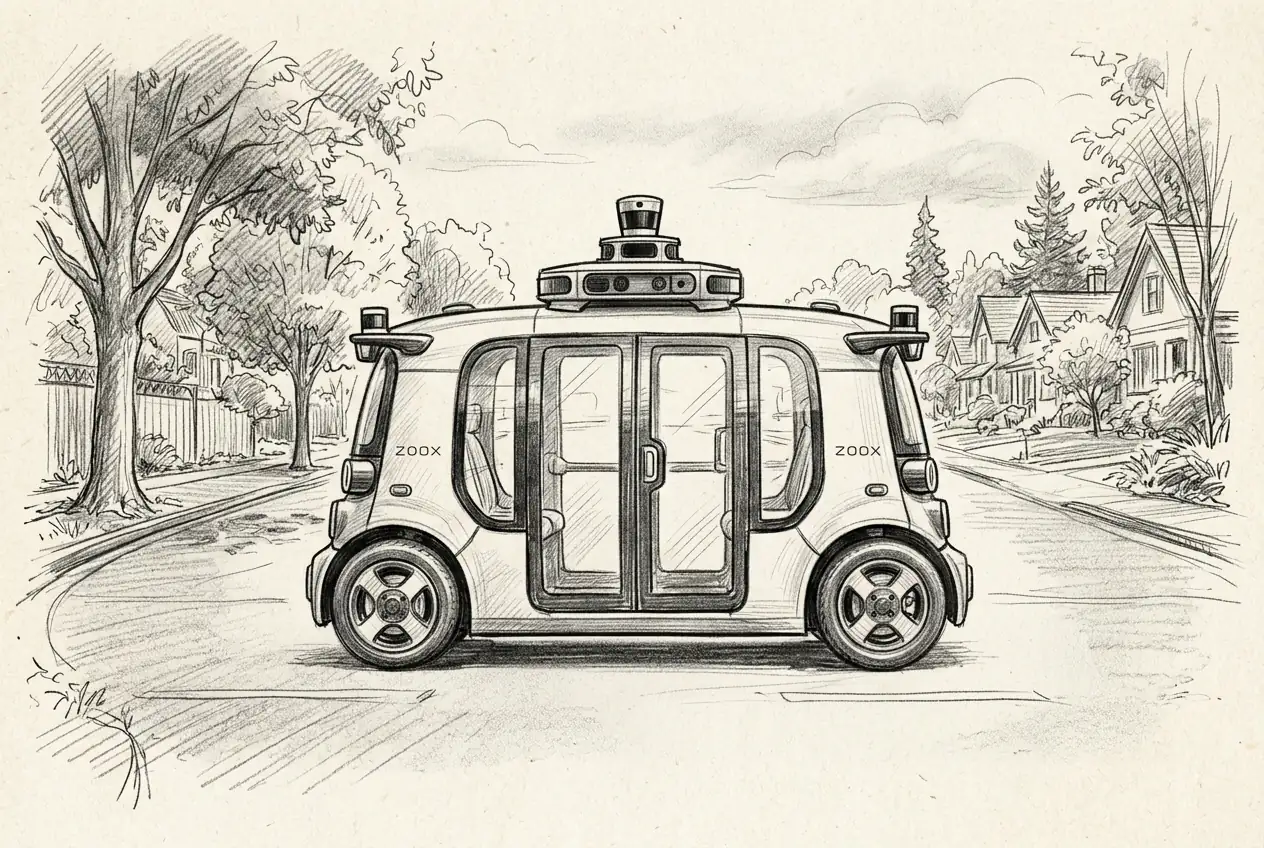 Amazon's Zoox Launches Robotaxi Service at Las Vegas Airport