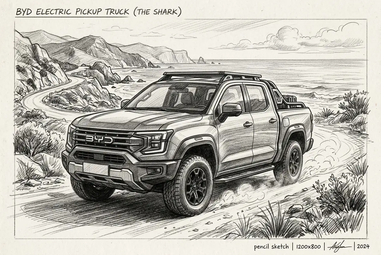 BYD Readies Domestic Electric Pickup Truck as Prototypes Spotted and Production Approved