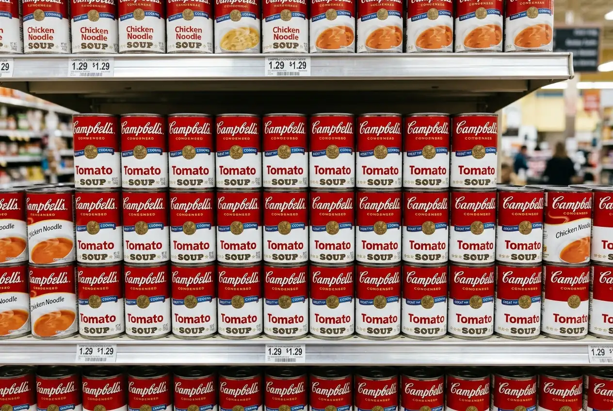 Campbell's third quarter fiscal 2026 sales fell 4% on lower volumes, leading to a 32% drop in adjusted EPS.