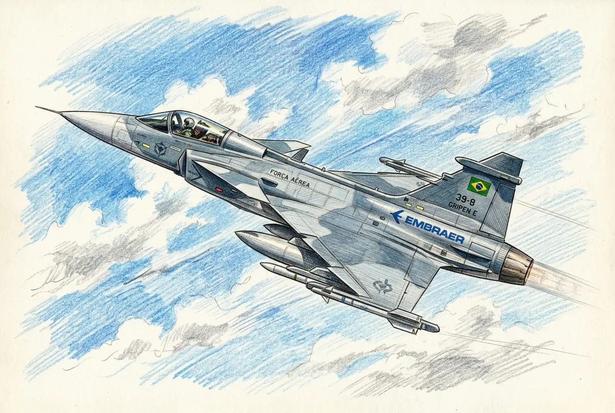 Embraer Expands Gripen Fighter Production, Targeting Global Export Markets