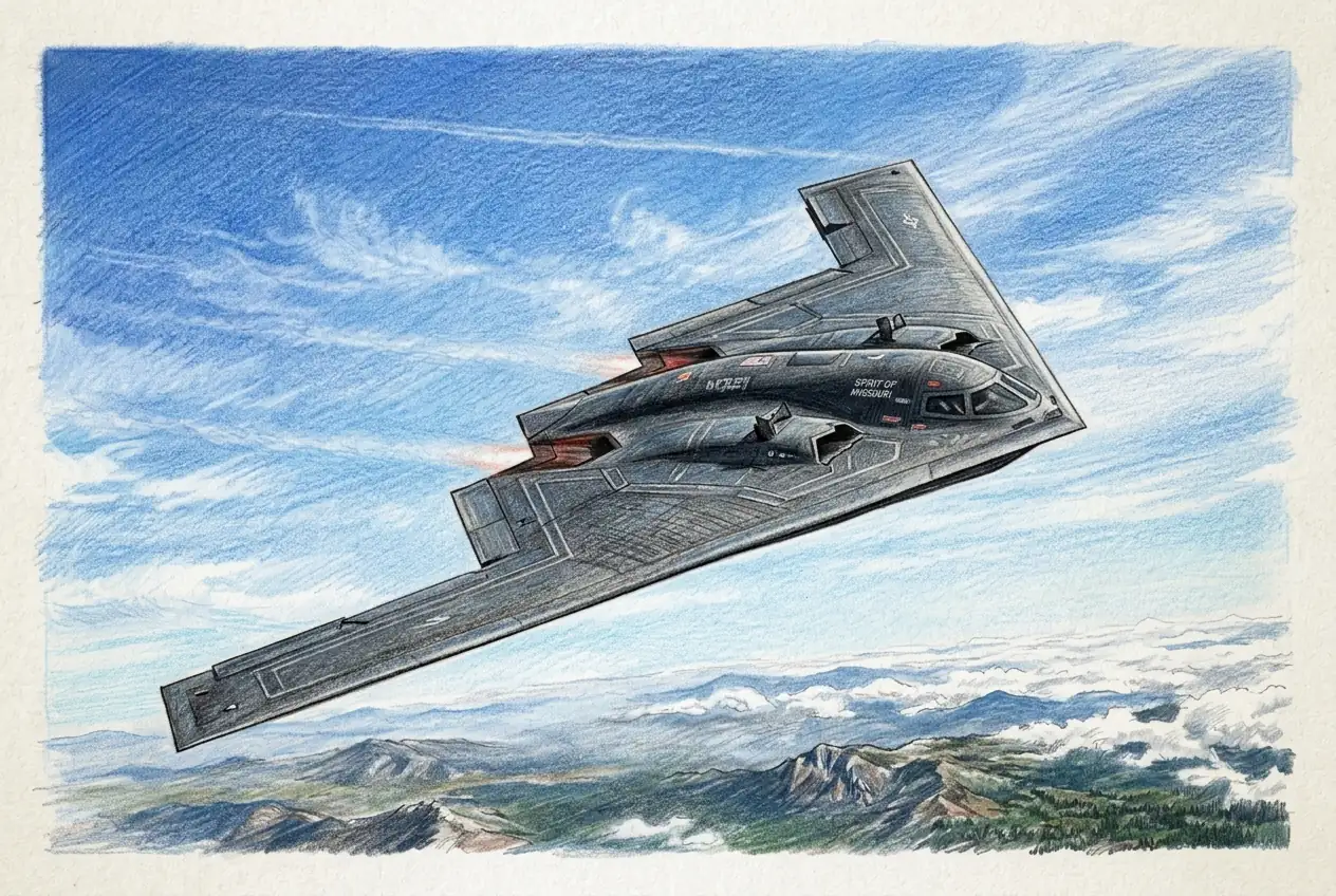 Northrop Grumman B-2s Strike Tehran IRGC Bunker, Escalating Operation Epic Fury