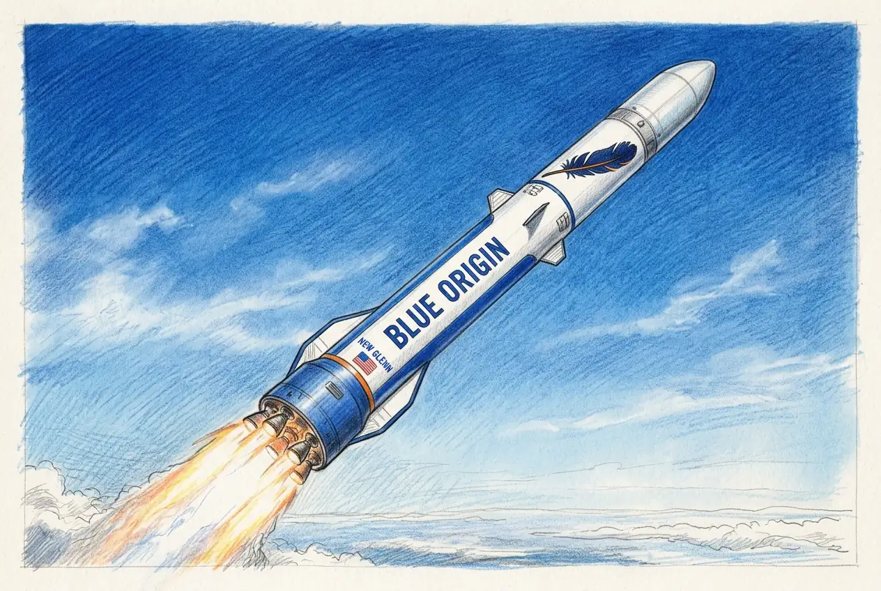 Blue Origin New Glenn Explodes on Launchpad, Stalling Heavy-Lift Ambitions